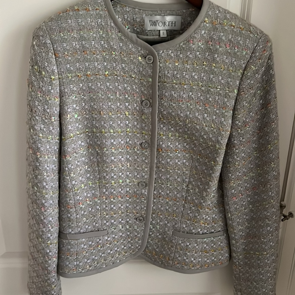 Worth Shimmering Jacket 10